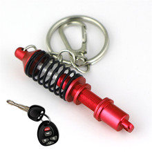 Adjustable Brand new High quality shock absorber Cool as gift Metal Keychain Spring Car Part Shock Absorber Keyring Alloy Gift 2024 - buy cheap