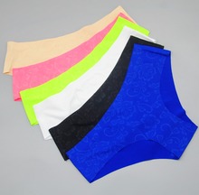 6PCS/LOT Hot High Quality Sexy Underwear Women Seamless Panties Tanga Sexy Briefs Cute Silk Calcinha Comfort Lenceria 2024 - buy cheap
