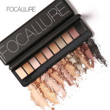 Focallure 10Pcs Makeup Palette Natural Eye Makeup Light Eye Shadow Makeup Shimmer Matte Eyeshadow Palette Set 2024 - buy cheap