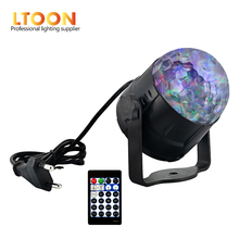 [LTOON] 8W Mini RGB Crystal Magic Sound Activated Disco Ball 15 Color Mode Waterwave Lights with Remote 2024 - buy cheap