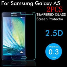 Protector de pantalla de vidrio templado para móvil, película protectora para Samsung Galaxy A5, A500, A5000, A5, A500, A5000, 2 uds. 2024 - compra barato