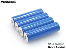 ¿10 Uds? Batería recargable para dispositivos móviles, linterna con carga, fuente de alimentación, 18650 V, 3,7 mAh, 2000 mAh 2024 - compra barato