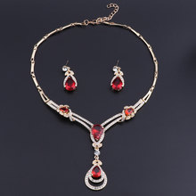 Ожерелье и серьги oeoeoeos в форме капли воды, Женские Ювелирные наборы, винтажные турецкие ювелирные изделия 2024 - купить недорого