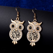 Tree of Life Owl Earrings for Women Fashion Jewelry Silvery/Rose Gold Animal Drop Earring Female Jewelry Gift Women Accessories 2024 - buy cheap