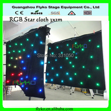 Free shipping  Hot products 2x3m led star cloth stage backdrop 2024 - купить недорого