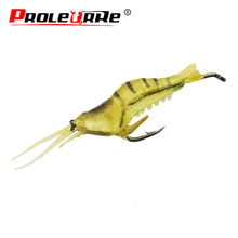 5Pcs Shrimp Soft Lure 4cm 1.3g Fishing Artificial Bait With Hook Swivels Anzois Para Pesca Sabiki Rigs Fishing Lure 2024 - buy cheap