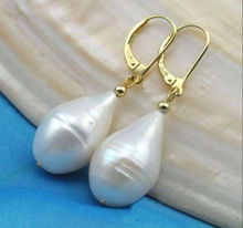 Free shipping Charming 10-14mm AAA Akoya white natural pearl earring 2024 - buy cheap