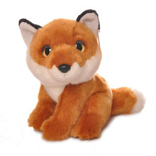 Lifelike Sitting Red Fox Plush Toys Soft Mini Cross Foxes Wild Animals Stuffed Toy Birthday Christmas Gift For Kids 2024 - buy cheap