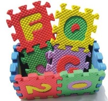 Juguete educativo de espuma EVA, esteras de puzle 3D con letras digitales 2024 - compra barato