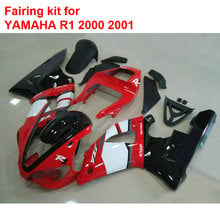 Aftermarket body parts for Yamaha fairings YZFR1 2000 2001 red black white fairings set YZF R1 00 01 BA79 2024 - buy cheap