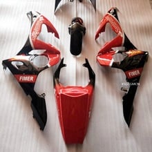 Juego de carenados para YAMAHA, piezas de carenado rojo y negro para YAMAHA YZF R6 2003 2004 R6 03 04 05, 2005 2024 - compra barato