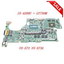 NOKOTION-placa base DAZRQMB18F0 REV F nbmc11001 NB.MCC11.001 para Acer ASPIRE V5-573, + V5-573G GT750M, CPU completamente probada 2024 - compra barato