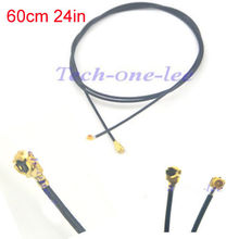 2 piece U.FL IPX male to u.fl / ipx female terminal block conector cable 1.13 pigtail cable 60cm Extension Jumper Cord 2024 - buy cheap