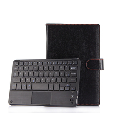 Luxury Leather Bluetooth Keyboard Case for iPad IOS Android Windows Tablet PC Universal 7 - 10 inch  Cover Stand with Touchpad 2024 - buy cheap