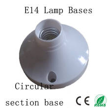 5pcs/lot Circular section E14 Lamp bases,Colour and lustre is white E14 lamp holder Max 250V~6A 60 2024 - buy cheap