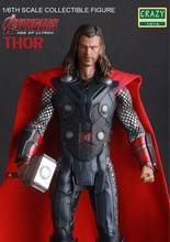 Crazy Toys Marvel Acengers Age of Ultron Thor PVC Action Figure Collectible Model Toy 30cm 2024 - buy cheap