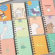 Coloffice Cartoon Coil Portable Notepad  Mini Notebook Creative Korean Kawaii  Student Stationery Primary Students Stationery 2024 - buy cheap
