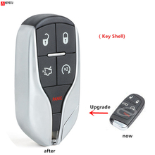 Keyecu Actualización de control remoto clave Shell caso del bolsillo para Chrysler Jeep Dodge 2011, 2012, 2013, 2014, 2015, 2016, 2017, 2018 2024 - compra barato