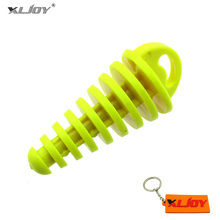 Yellow Muffler Exhaust Pipe Silencer Wash Plug For KX RM CR 80 150 250 Honda Suzuki 2 Stroke ATV Quad 4 Wheeler Pit Dirt Bike 2024 - buy cheap