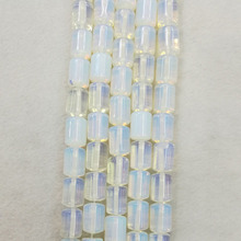 Cuentas de cilindro de ópalo natural para joyería, cuentas de tubo de piedra de opalita de 14mm x 10mm, 50 Uds. 2024 - compra barato