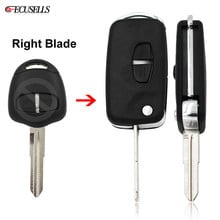 Modified 2 Button Folding Flip Remote Smart Car Key Shell Case Housing for Mitsubishi Outlander Warrior Shogun L200 Right Blade 2024 - buy cheap