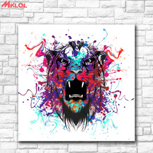 Fashion Oil Painting Animal Leopard Paiting Home Decor On Canvas Modern Wall Art Canvas Print Poster Canvas Painting No Frame 2024 - buy cheap