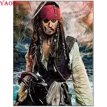 Full square round diamond painting movie Pirates of the Caribbean 5D DIY diamond embroidery cross stitch mosaic picture pastes 2024 - buy cheap