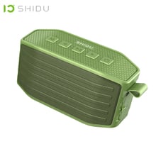 SHIDU-altavoz con Bluetooth para exteriores, reproductor de música portátil inalámbrico con sonido envolvente estéreo, Subwoofer, resistente al agua IPX4, con llamada de manos libres, P2 2024 - compra barato