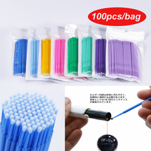 Blue Purple Color Dry Sticks 100pcs/Bag Clean Sticks for Clean Stick Cotton Swab Sticks 2024 - buy cheap