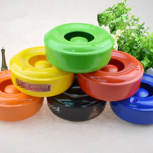 1 pcs Round ashtray windproof fireproof plastic melamine ashtray 2024 - buy cheap