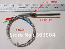 Industrial thermocouple with 1/2NPT , K type 0-800C,high accuracy, fast response 2024 - buy cheap