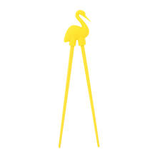 Kids Chopsticks Cartoon Flamingo Style Beginner Food Eating Helper Tool Easy Use 2024 - buy cheap