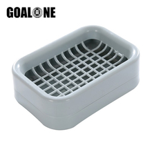 GOALONE Portable Soap Box with Double Layer Drainer Plastic Travel Soap Box Bathroom Soap Dish Saver Home Decoration Accessories 2024 - buy cheap