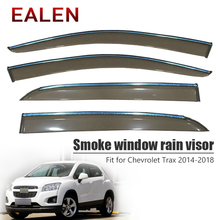 EALEN For Chevrolet Trax 2014 2015 2016 2017 2018 ABS Vent Sun Deflectors Guard Accessories 4Pcs/1Set Smoke Window Rain Visor 2024 - buy cheap