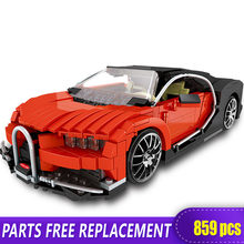 XingBao 03009 Gallon Car Bricks 859pcs Bugati Veyron Car Building Blocks Model Vehicle Blocks Toys with Figure MOC 2024 - buy cheap