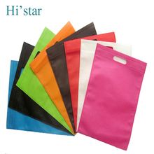 25*30cm 20 pieces/lot one color one face logo print,black side sewing bag ,shipping bag.80g non woven bag recycle bag 2024 - buy cheap