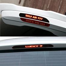 For Volkswagen GOLF 7 MK7 GOLF 6 MK6 Carbon Fiber Brake Light Car Sticker Rear Braking Light Additional Lamp Car Styling 1pc 2024 - buy cheap