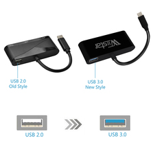 WIISTAR-convertidor USB 3,1 tipo C a HDMI VGA, Adaptador de Audio de 3,5mm con USB 3,0 para transmisión de datos, alta calidad 2024 - compra barato