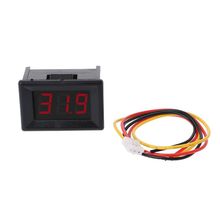 DC 0-100V 0.36" 3-digital Voltmeter LED Panel Voltage Meter For Car Motorcycle 2024 - buy cheap