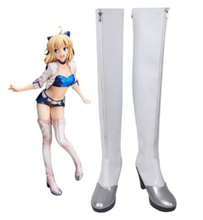 Fate Grand Order FGO Saber Alter Racing Cosplay Costume Boots Shoes Halloween Party Custom Made for Adult Shoes Accessories 2024 - buy cheap