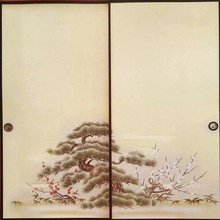 Japanese Fusuma Paper 2 Sheets/Pair Washitsu Woodblock Decor Decorative Door Wall Paper Soji Sliding Door  Bedroom, Living Room 2024 - buy cheap
