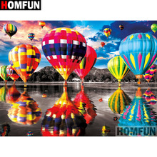 HOMFUN Full Square/Round Drill 5D DIY Diamond Painting "Hot air balloon scenery" Embroidery Cross Stitch 5D Home  A07921 2024 - buy cheap