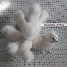 simulation cute fox 30x12x12cm model polyethylene&furs fox model home decoration props ,model gift d858 2024 - buy cheap