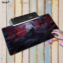 Mairuige 90x40cm Animal Night Dress Large Mouse pad Gamer Keyboard Mat XL Table Protector Soft Gaming Mousepad for CSGO DOTA 2024 - buy cheap