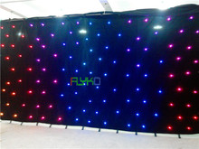 free shipping disco stage led light show led star curtain 3x6m 2024 - buy cheap