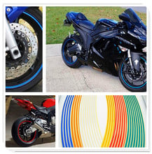 Strips Motorcycle Wheel Sticker Reflective Decals Rim Tape Bike Car Styling For YAMAHA TDM 900 Aprilia MANA MODEL RST1000 2024 - buy cheap