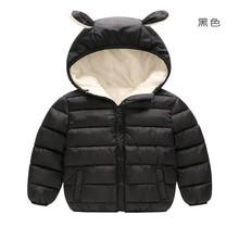 Children's Clothing Winter Kids Cotton Wadded Jacket Baby Plush Warm Thickening Outerwear Princess Girls Coat Boys Clothes 2024 - buy cheap