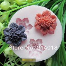 Free shipping flowers chocolate mold fondant Cake decoration molds100% Food grade material No.si375 2024 - buy cheap