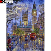 HOMFUN Full Square/Round Drill 5D DIY Diamond Painting "landscape"Embroidery Cross Stitch 5D Home Decor A02519 2024 - buy cheap
