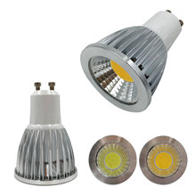 10Pcs/Lot Free shipping COB GU10 LED 3W 5W 7W GU10 led spotlight dimmable GU10 COB spotlight for home lighting 2024 - buy cheap